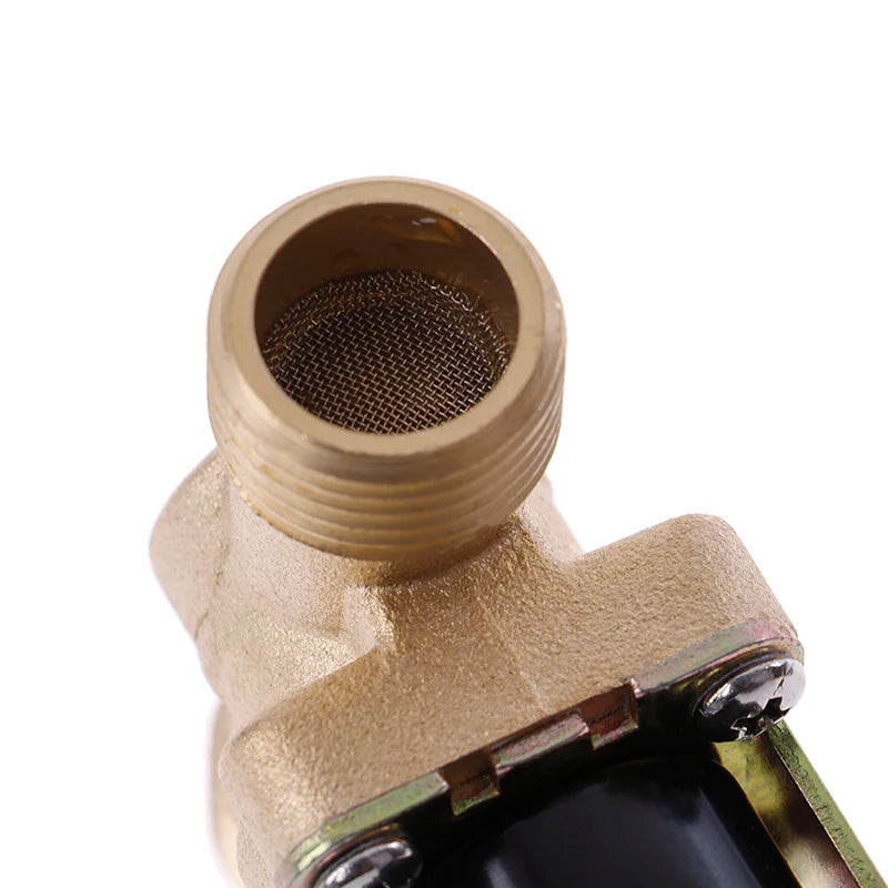 G1/2'' Brass Electric Solenoid Valve DC 12v 24v AC220v for Solar Water Heater