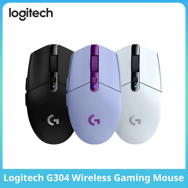 ماوس لاسلكي Logitech G304 للألعاب والرياضات الإلكترونية وجهاز محيطي قابل للبرمجة للمكتب وسطح المكتب والكمبيوتر المحمول LOL