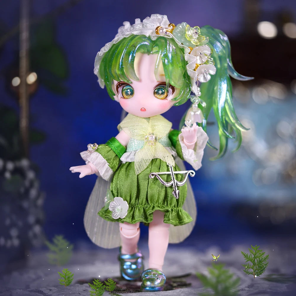 دمية DBS Dream Fairy BJD OB11 MAYTREE 13 مفصل كروي من سلسلة الكوكبة الرئيسية للحيوانات اللطيفة القابلة للتجميع حامل مجاني SD