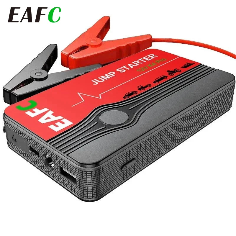 12V Portable Car Jump Starter Auto Battery Booster Charger Car Emergency Booster Power Bank Starting Device