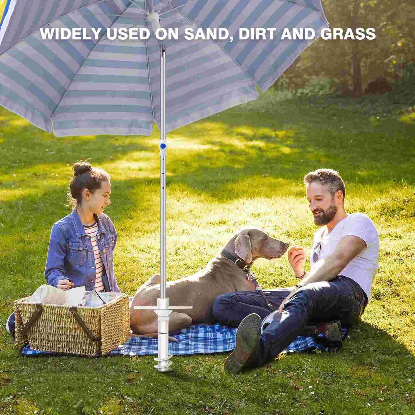 Ground Plug Umbrella Base Stakes Outdoor Accessories Beach Holder Vacation Essentials Plastic Stand Anchor