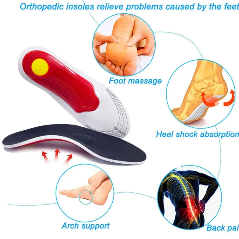 EVA Orthopedic Insoles for Shoes Men Orthotic Flat Foot Arch for Plantar Fasciitis Inserts Feet Massage Shoe Pad