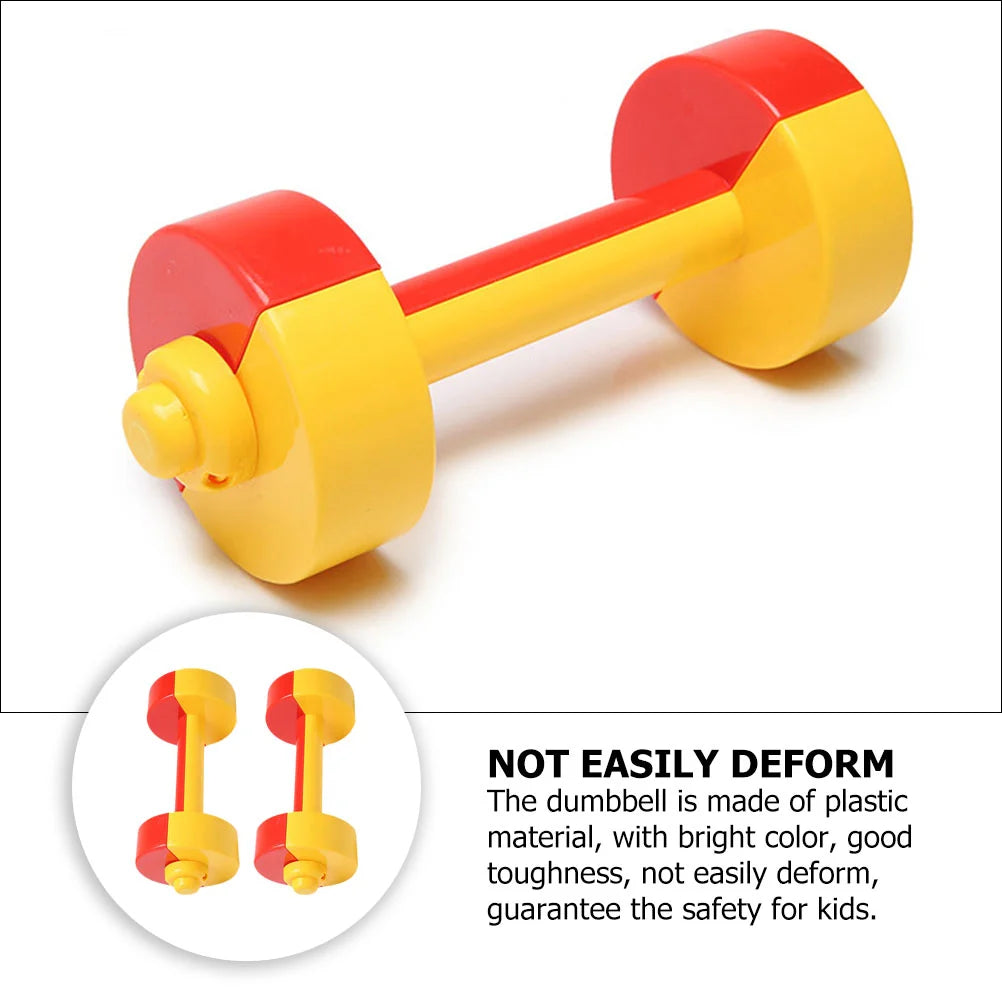 Dumbbell Kids Dumbbells Exercise Toy Children Hand Barbell Baby Bar Weights Barbells Workout Kindergarten Toys Mini Morning