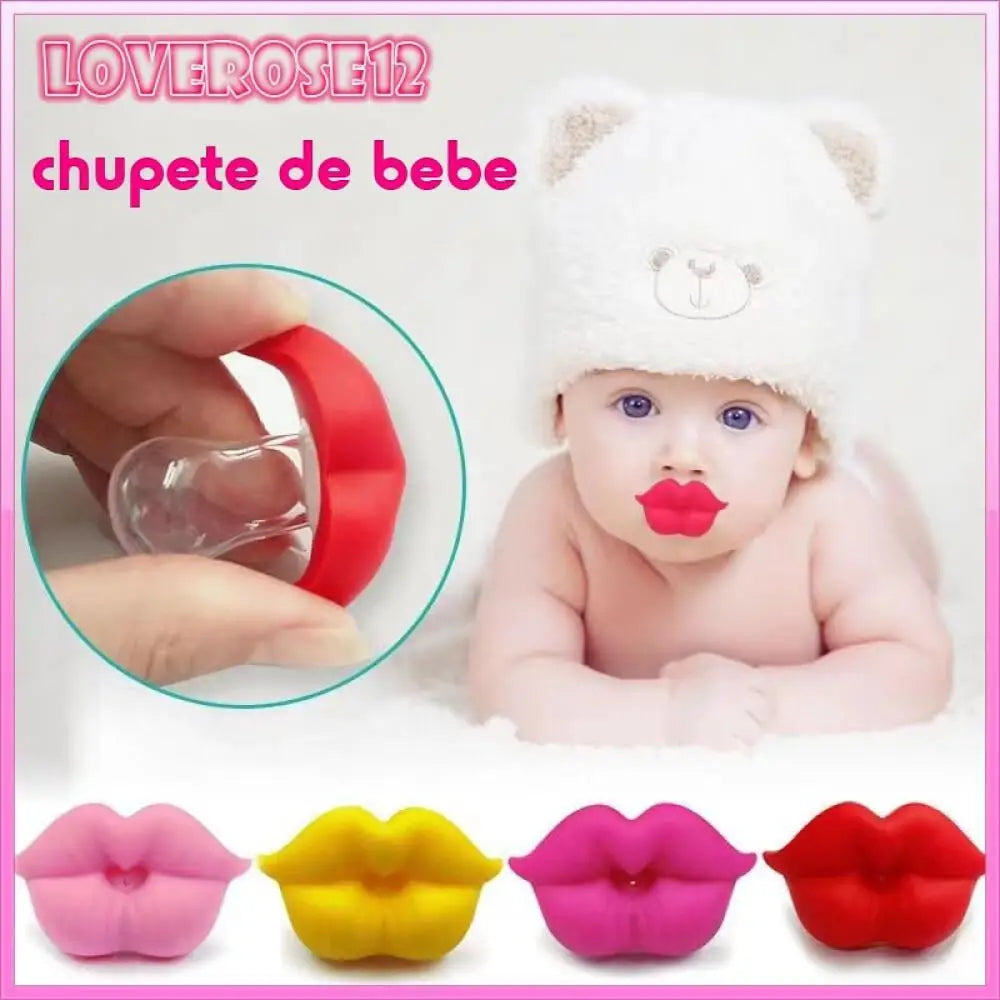 Cute Baby Silicone Lips Moustache Animal Shaped Pacifier Photography Accessories Newborn 0-3 years old baby