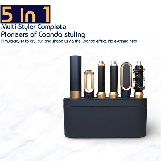 Новый фен для волос Multi Hair Styler 5 в 1 щипцы для завивки волос выпрямитель для волос с щеткой для волос фен для волос фен Multi Styler для волос