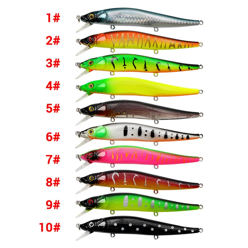 1 шт. рыболовная приманка 11,5 см/14 г Minnow Crankbait Wobblers 3D Eyes Perch искусственная приманка для щуки и карпа Swim Bait Fishing Pesca