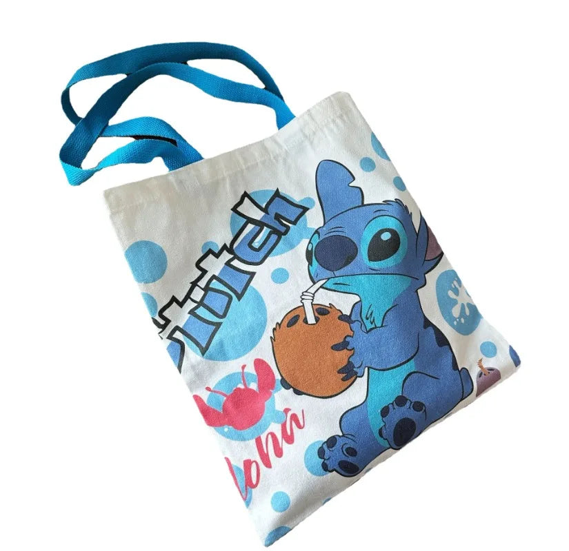 Stitch bag crossbody bag STITCH cartoon peripheral cute canvas bag shoulder bag Lilo and Baby same shopping bag