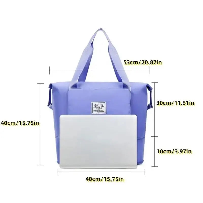 Medium Size Luggage Foldable Female Short Distance Portable Large Capacity Maternity Storage Travel Duffel Fitness Bag