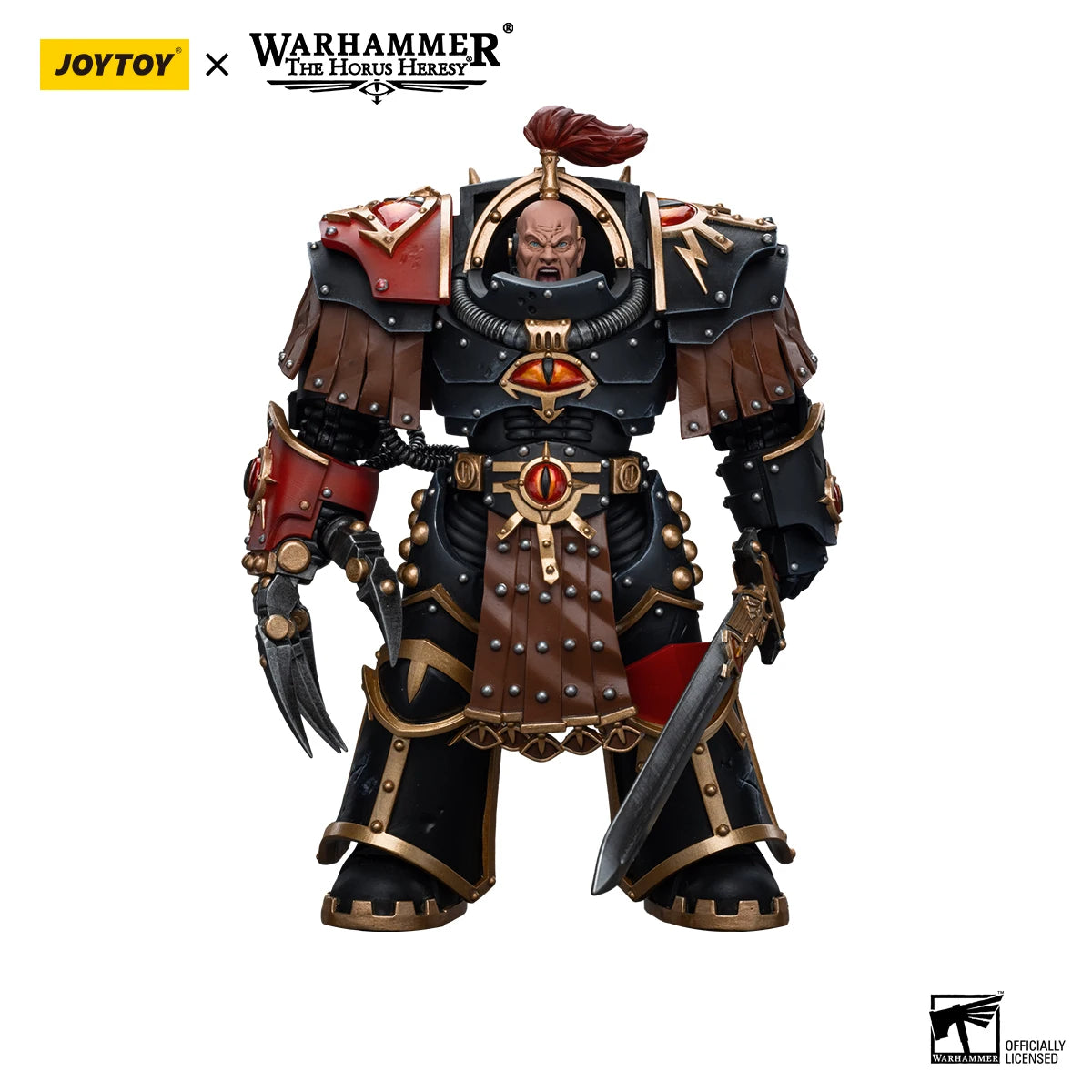 [طلب مسبق] JOYTOY Warhammer30K 1/18 2 قطعة مجسمات متحركة Sons of Horus Warmaster Horus&amp;Ezekyle Abaddon نموذج أنمي شحن مجاني