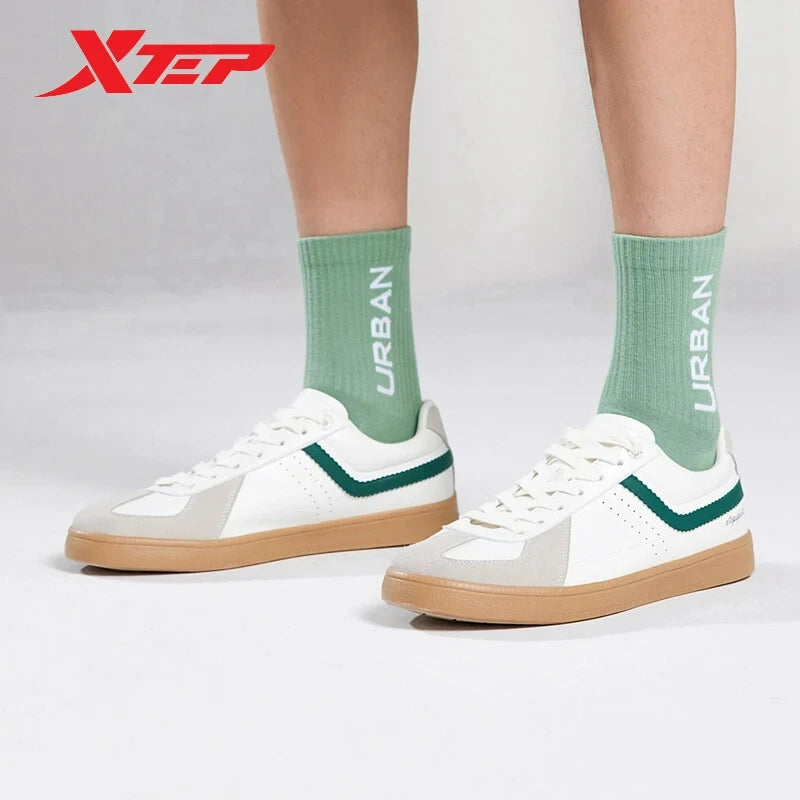 Xtep Skateboarding Shoes Women 2023 Retro Wear-Resistant Women's Sport Shoes Cushioning Lightweight Female Sneakers 877218310025