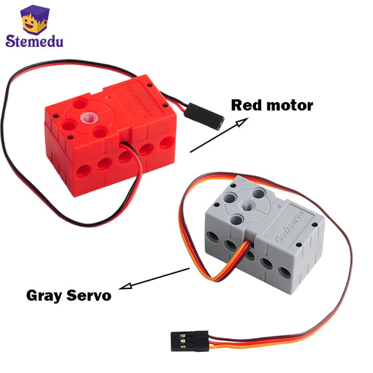 2/4/8 قطع 360 درجة سيرفو 2 كجم سيرفو قابل للبرمجة Mini Geekservo سيرفو عمود إخراج مزدوج لـ Micro:bit Raspberry Pi