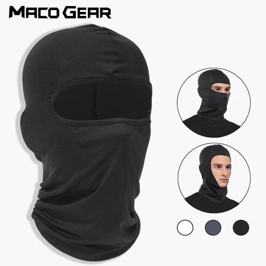 Breathable Sports Balaclava Hat Quick-Dry Windproof Full Face Mask Headgear for Riding Running Ski Hiking Outdoor Face Cover Men