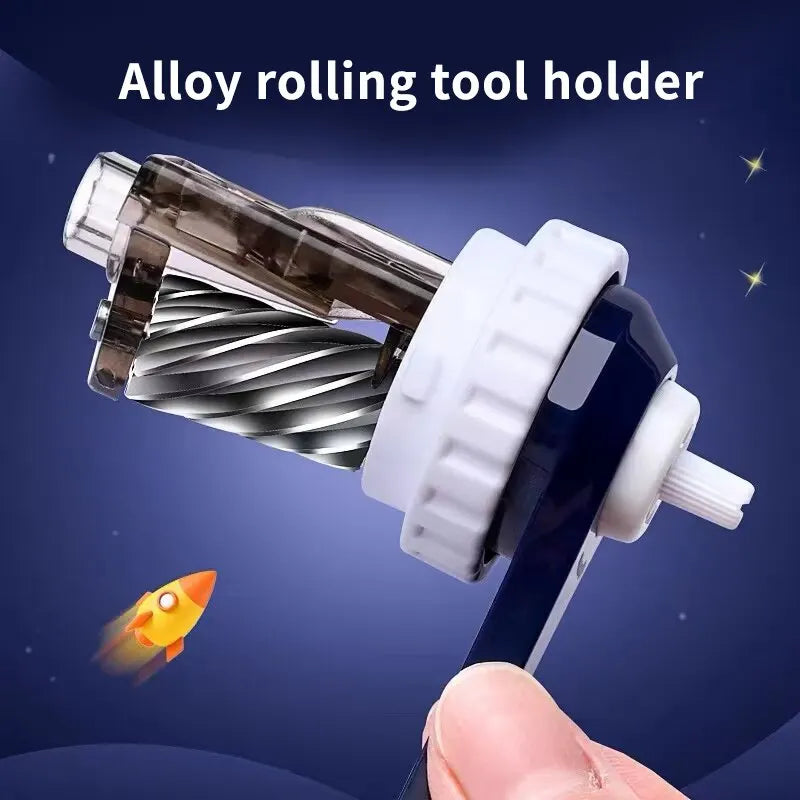 1pc Astronaut Cartoon Pencil Sharpener Students Pencil SharpenerHand Crank Manual Sharpener Cartoon Pencil Cutter For SchoolStat