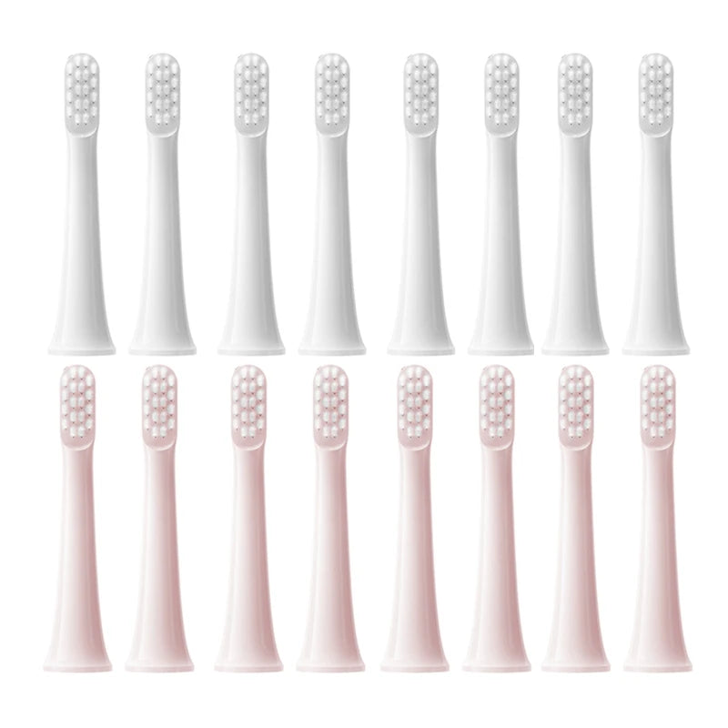 8PCS For XIAOMI MIJIA T100 Replacement Brush Heads Sonic Electric Toothbrush Vacuum DuPont Soft Bristle Suitable Nozzles