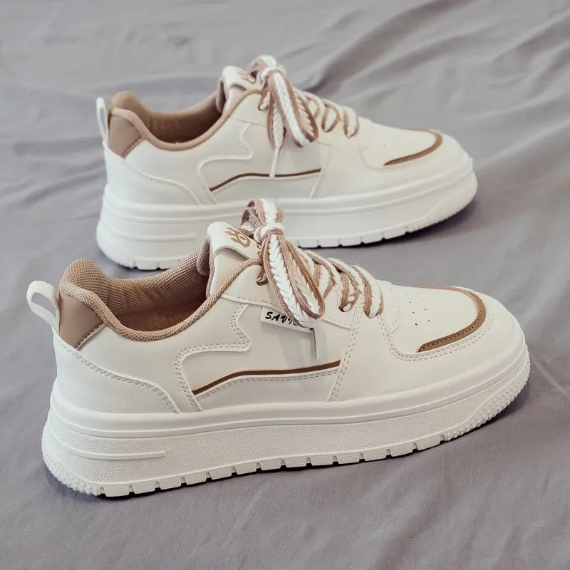 Designer Platform Running Sneakers Women  Tennis shoes Woman Walking Chunky Sneakers white Casual Slip on Vulcanized Shoes