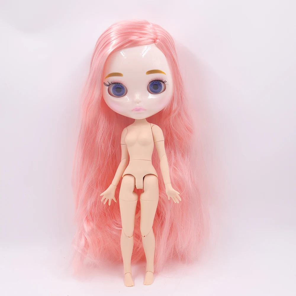 ICY DBS Blyth Doll 1/6 Joint Body 30CM BJD toys Natural shiny face with extra hands AB DIY Fashion Dolls girl gift