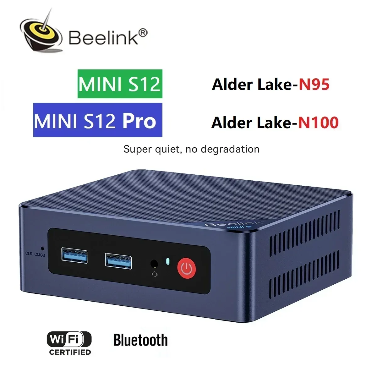 Beelink MINI S12 Pro n100 mini pc gamer INTEL Alder Lake N100 N95 N5095  Windows11 DDR4 16GB 500GB 8GB 256GB diy gaming computer