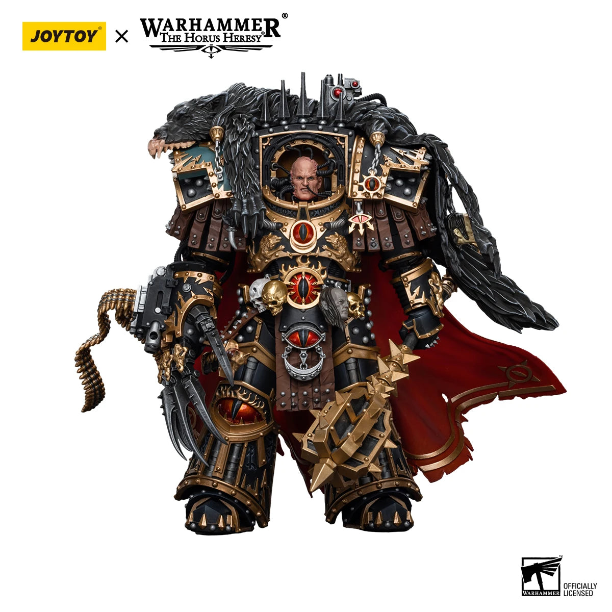 [طلب مسبق] JOYTOY Warhammer30K 1/18 2 قطعة مجسمات متحركة Sons of Horus Warmaster Horus&amp;Ezekyle Abaddon نموذج أنمي شحن مجاني