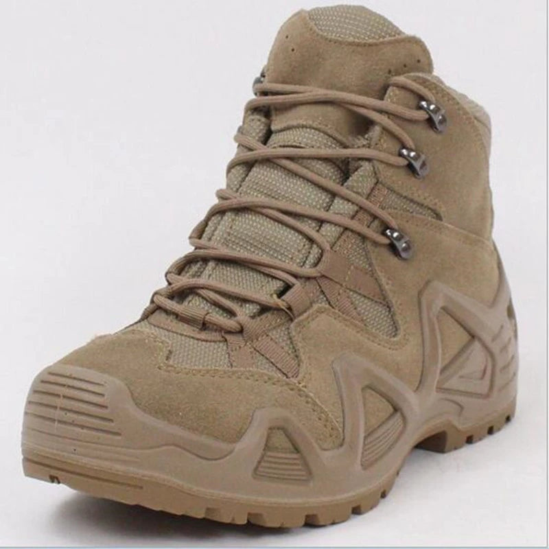 Men Tactical Military Training Desert Boots Male Outdoor Camping Hiking Climbing Trekking Hunting Non-slip Shoes Sports Sneakers