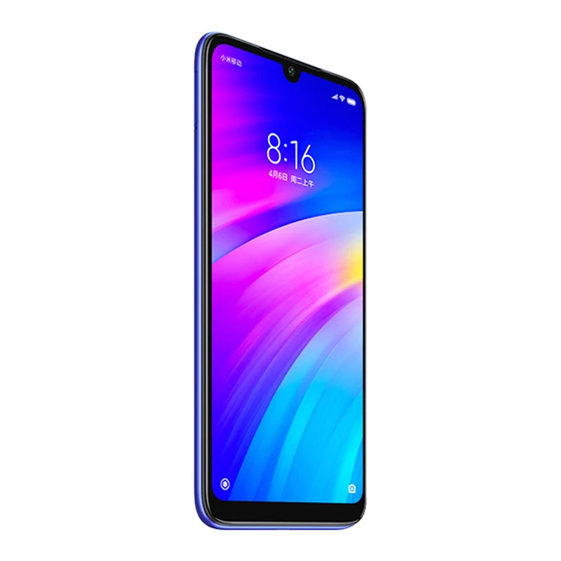 Xiaomi Redmi 7 сотовый телефон с чехлом для телефона, двойной SIM-слот сотовый телефон Android сотовый телефон с двойной камерой глобальная ПЗУ