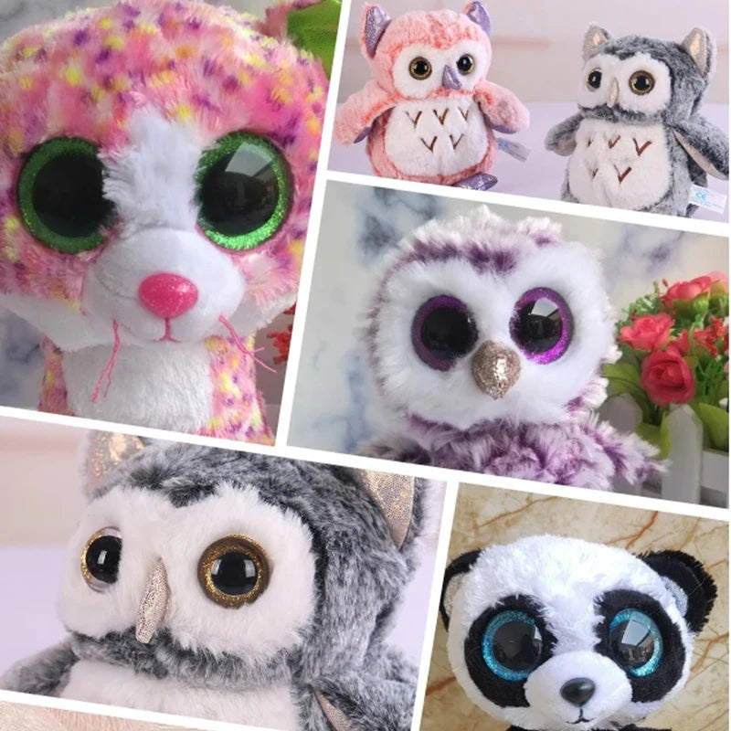 20pcs 3D Plastic Glitter Safety Eyes For Crochet Toys Amigurumi Diy Mix Bulk Mixed Sizes Toy Doll Making 10/12/14/16/18/20/22mm