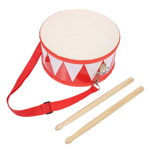 Drum Snare Kids Percussion Toytoys Toddler Instrument Children Hand Marching Child Wooden Drums 11Inch Setbaby Tom Floor Kit