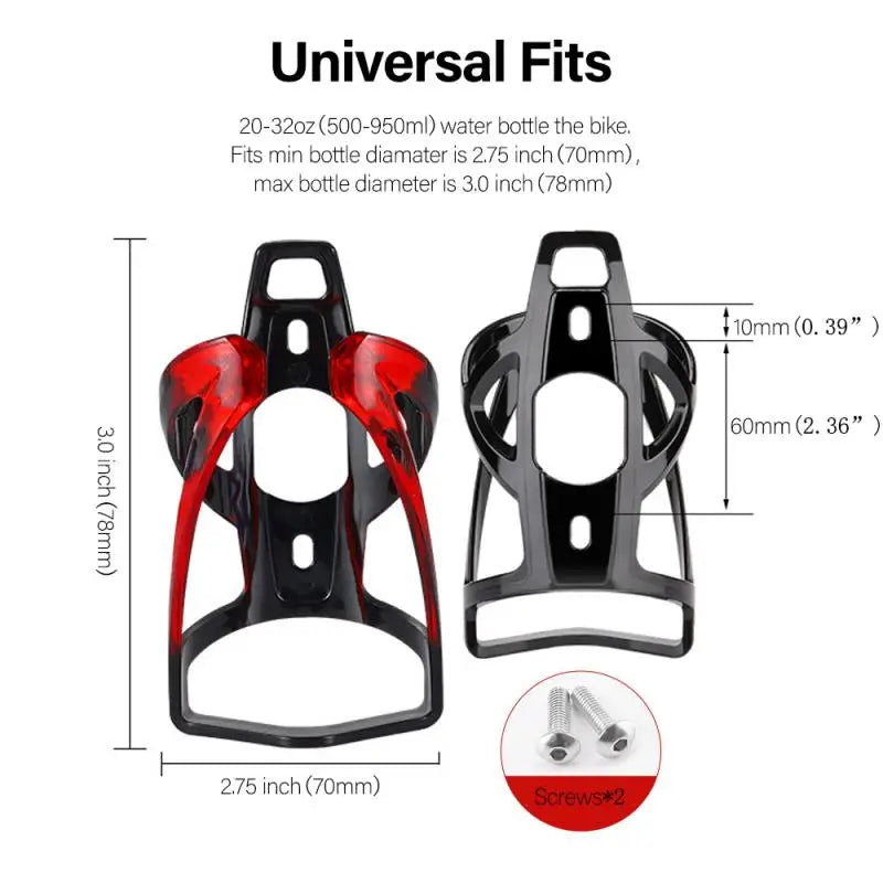 Bicycle Bottle Cages MTB Road Bicycle Water Bottle Holder Colorful Lightweight Cycling Bottle Bracket Bicycle Accessory