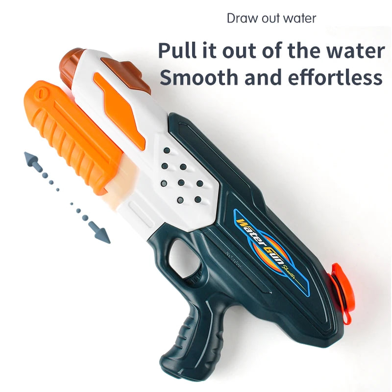 Summer Water Gun Powerful Guns for Children Large Capacity Water Toys Pistol Cannon Outdoor Pool Beach Toys for Boys