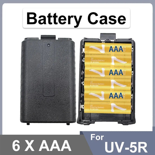 Baofeng UV-5R Battery Case Shell Extended AA Battery Housing BL-5 AAA batteries for UV-5R DM-5R UV-5RE Walkie Talkie Accessories